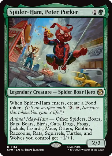 スパイダーハム、ピーター・ポーカー - Marvel Spider-Man - MTG