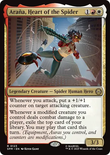 Araa, Heart of the Spider - Marvel Spider-Man - MTG - Untapped.gg