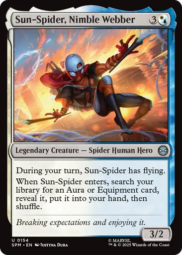 Sun-Spider, Nimble Webber - Marvel Spider-Man - MTG - Untapped.gg Sun-Spider, Nimble Webber - Marvel Spider-Man - MTG - Untapped.gg