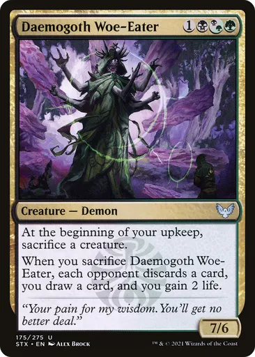 Daemogoth Woe-Eater - Strixhaven - MTG - Untapped.gg