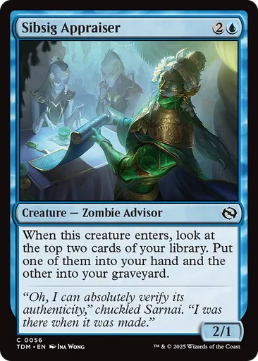 Sibsig Appraiser - Tarkir: Dragonstorm - 万智牌- Untapped.gg