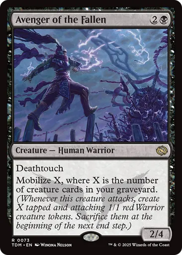 Avenger of the Fallen - Tarkir: Dragonstorm - MTG - Untapped.gg Avenger of the Fallen - Tarkir: Dragonstorm - MTG - Untapped.gg