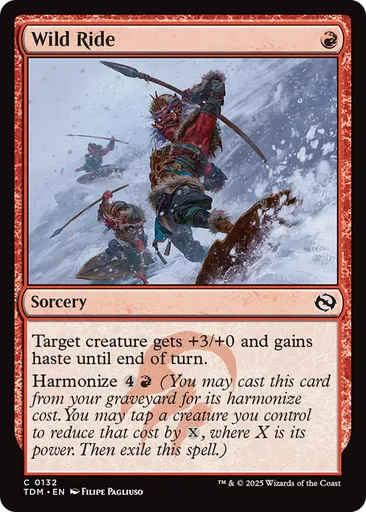 激(はげ)しき乗(の)りこなし - Tarkir: Dragonstorm - MTG