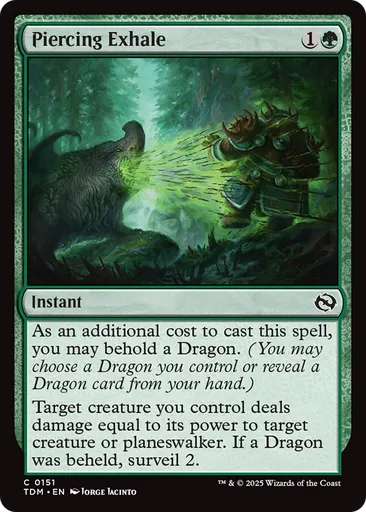 Piercing Exhale - Tarkir: Dragonstorm - MTG - Untapped.gg Piercing Exhale - Tarkir: Dragonstorm - MTG - Untapped.gg