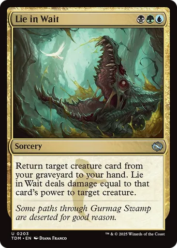 Lie in Wait - Tarkir: Dragonstorm - MTG - Untapped.gg
