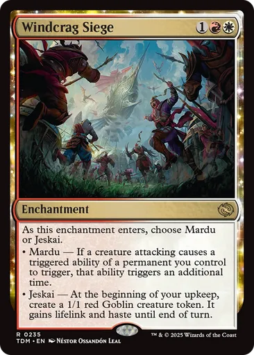 mtg siege cards Battle Mastery Khans  At the beginning of your upkeep Windcrag Siege - Tarkir: Dragonstorm