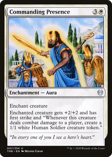 Commanding Presence - Theros Beyond Death - MTG - Untapped.gg