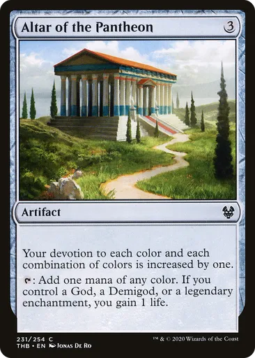 Altar of the Pantheon - Theros Beyond Death - MTG - Untapped.gg Altar of the Pantheon - Theros Beyond Death - MTG - Untapped.gg
