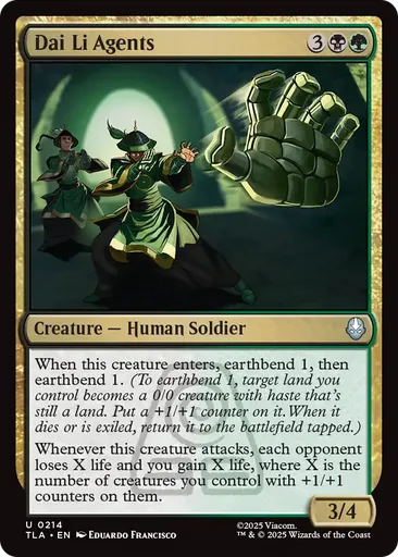 Dai Li Agents - Avatar: The Last Airbender - MTG - Untapped.gg