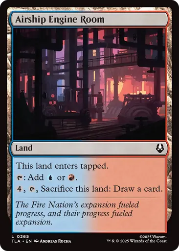 飛(ひ)行(こう)船(せん)の機(き)関(かん)室(しつ) - Avatar: The Last Airbender - MTG ...