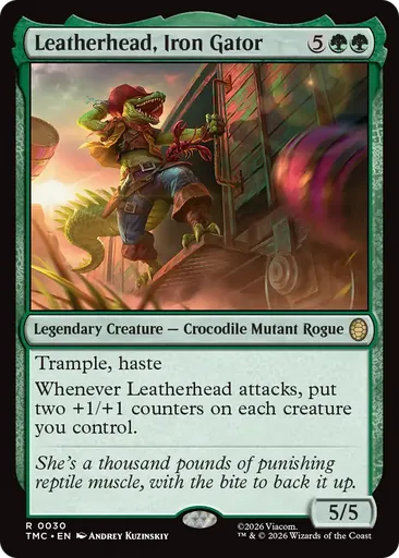 Leatherhead, Jacaré de Ferro - Teenage Mutant Ninja Turtles