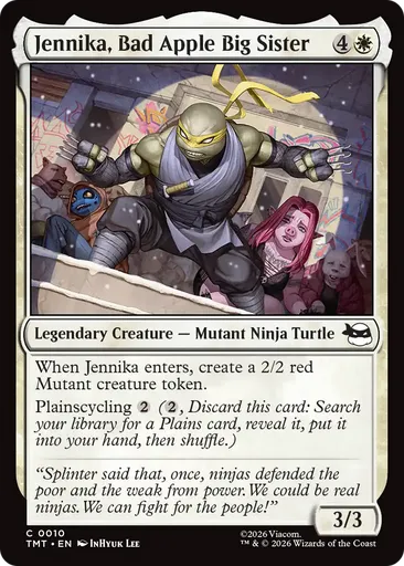 【MTG】チョイ悪なビッグ・シスター、ジェニカ エラーカード チョイ悪(わる)なビッグ・シスター、ジェニカ - Teenage Mutant Ninja