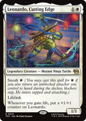 Leonardo, Cutting Edge - Teenage Mutant Ninja Turtles - MTG