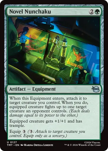 Novel Nunchaku - Teenage Mutant Ninja Turtles - MTG - Untapped.gg