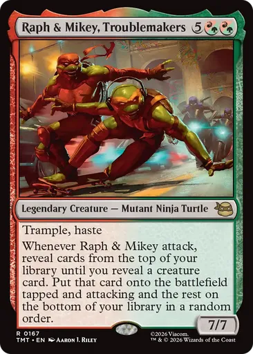 トラブルメーカー、ラフとマイキー - Teenage Mutant Ninja Turtles