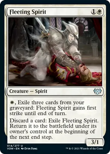 Fleeting Spirit - Innistrad: Crimson Vow - MTG - Untapped.gg