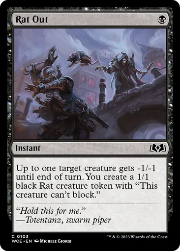 Rat Out - Wilds of Eldraine - MTG - Untapped.gg