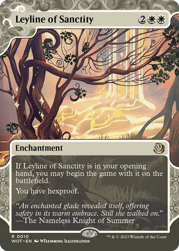 Leyline of Sanctity - Wilds of Eldraine: Enchanting Tales - MTG - Untapped.gg Leyline of Sanctity - Wilds of Eldraine: Enchanting Tales - MTG - Untapped.gg