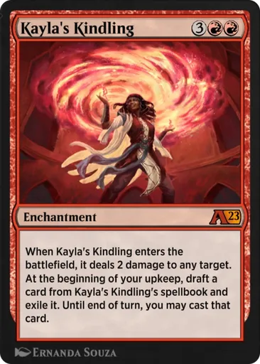 mtg draft a card from spellbook Signature : Jace : Toys & Games Kayla's Kindling - Alchemy: The