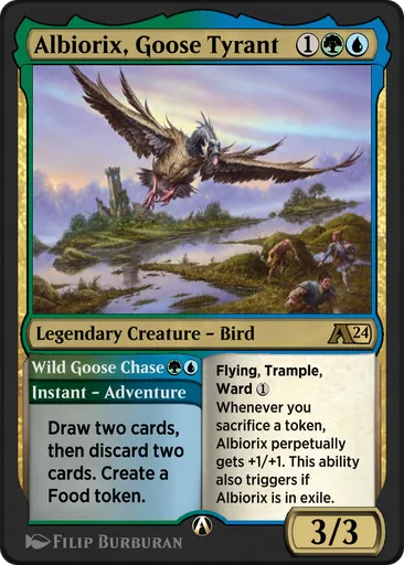 Albiorix, Goose Tyrant - Alchemy: Outlaws of Thunder Junction - MTG - Untapped.gg Albiorix, Goose Tyrant - Alchemy: Outlaws of Thunder Junction - MTG - Untapped.gg