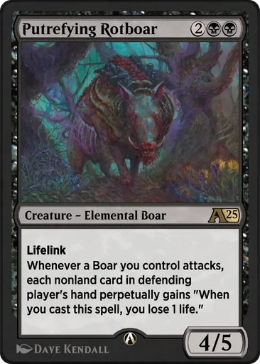 Putrefying Rotboar - Alchemy: Bloomburrow - MTG - Untapped.gg Putrefying Rotboar - Alchemy: Bloomburrow - MTG - Untapped.gg