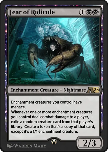 Fear of Ridicule - Alchemy: Duskmourn - MTG - Untapped.gg Fear of Ridicule - Alchemy: Duskmourn - MTG - Untapped.gg