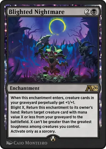 Blighted Nightmare - Alchemy: Lorwyn Eclipsed - MTG - Untapped.gg Blighted Nightmare - Alchemy: Lorwyn Eclipsed - MTG - Untapped.gg