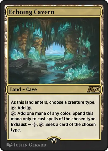 mtg cave cards Cave of Temptation (Surge Foil) [Warhammer 40,000]