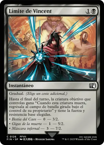 vincent final fantasy mtg The set is incredible. FF7 has such a special place in my heart. Had a great time at prerelease. Bought one collector booster for fun and pulled my boy you may transform it mtg final fantasy vincent Vincent