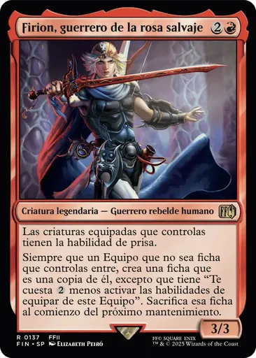 final fantasy starter decks mtg Magic: The Gathering Commander Focus: Eon Hub, Copiable Values, and Firion, Wild Rose Warrior Firion, guerrero de la rosa