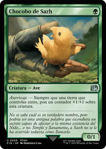 sazh final fantasy mtg Katzroy [472] [Extended Art] [FINAL FANTASY] [Foil]  Face to Face Games put a +1/+1 counter on this creature. Sazh's Chocobo Moments in Final