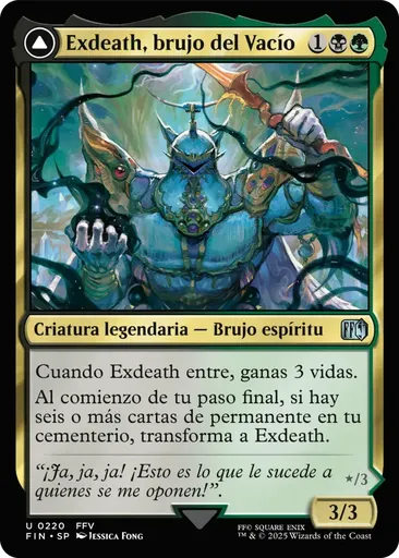exdeath final fantasy mtg Exdeath (Full Art) - Rebellion's Call