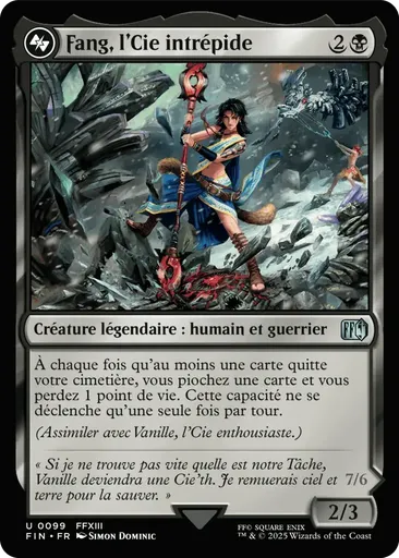 final fantasy mtg ragnarok Fang, Fearless l'Cie // Ragnarok, Divine Deliverance [446] [Extended Art] [FINAL  FANTASY] [Foil] – Face to Face Games main image 1