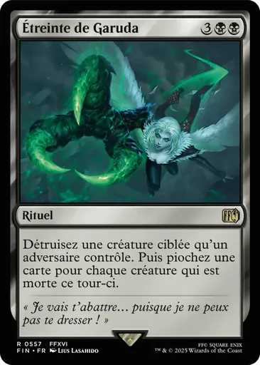 mtg final fantasy garuda Summon: Primal (Borderless) [FINAL FANTASY] III — Slipstream — Another target creature you control gets +1/+0 and gains flying until end of turn Summon: Primal Garuda [Foil] #37