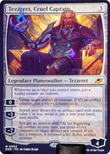 マジック：ザ・ギャザリング MTG Tezzeret, Cruel Captain EOE M 287 Tezzeret, Cruel Captain EOE Full Art #287 Foil – Bootleg Mage