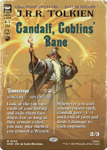 all gandalf cards mtg Gandalf, o Branco - The Lord of the Rings: Tales of Middle Earth #19 (Portugus) Gandalf the White LotR DOUBLE