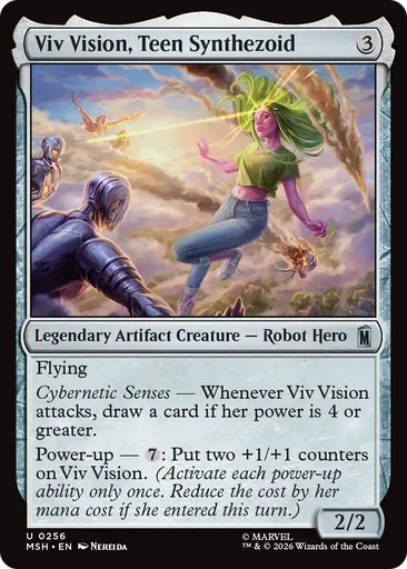 Viv Vision, Teen Synthezoid - Marvel Super Heroes - MTGスポイラー