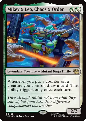 Mikey & Leo, Chaos & Order - Teenage Mutant Ninja Turtles - MTG