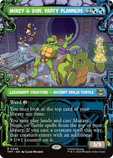 Mikey & Don, Party Planners - Teenage Mutant Ninja Turtles - MTG