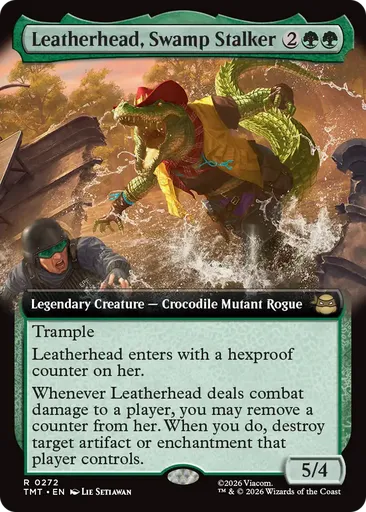 Leatherhead, Swamp Stalker - Teenage Mutant Ninja Turtles - MTG